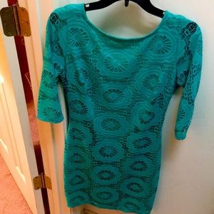 Teal dress